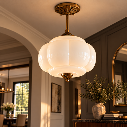 Tasha Semi Flush Mount Pendant Light | LORZAVI