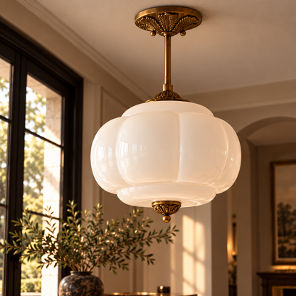 Tasha Semi Flush Mount Pendant Light | LORZAVI