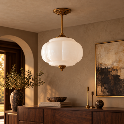 Tasha Semi Flush Mount Pendant Light | LORZAVI